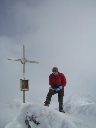 Gipfelkreuz der Mölser Sonnenspitze