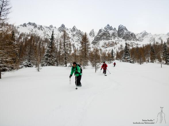 Abfahrt zur Ochsenalm (Maria Waldrast)