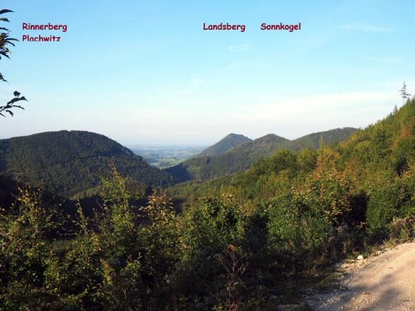 Blick nach Norden um 850 m