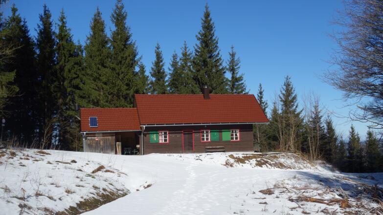 Bei der Jagdhütte 1100m