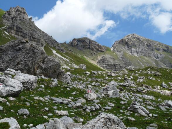 Die Innere Wildgrube  mit dem Kreuzjöchl.
