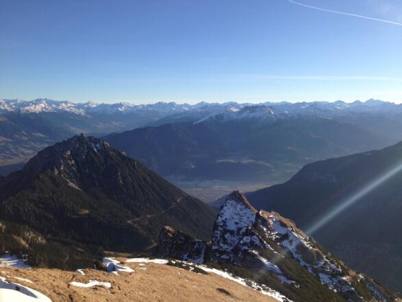 Blick ins Inntal und Ebner Joch