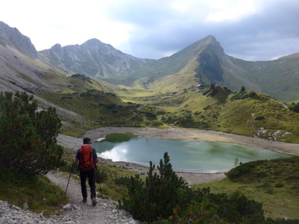 Nur noch wenige Minuten bis zur Landsberger Hütte