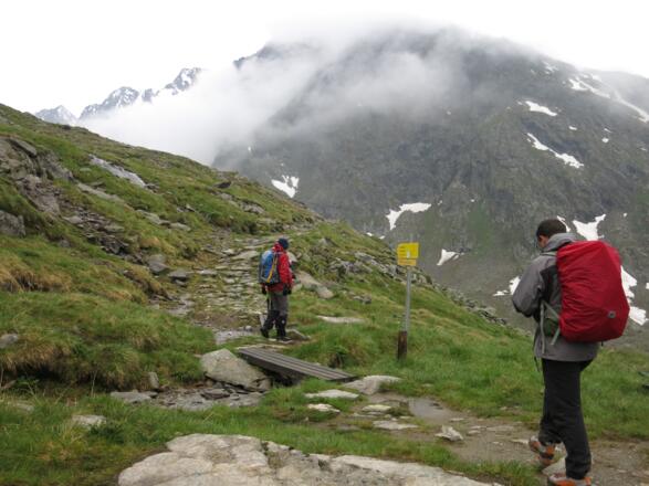 Start von der Langtalereckhütte