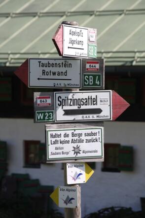 Wander- und Tourenziele rund um die Schönfeldhütte.