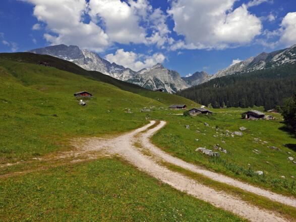 Das Gebiet der Kallbrunnalm