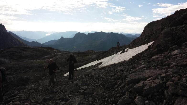 Der alte Skiroutenweg zur Schesaplana