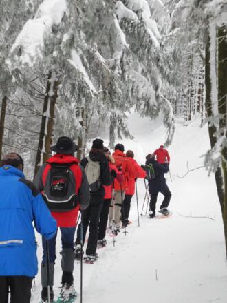 Schneeschuhwandern am Himmeldunkberg
