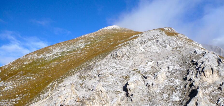 Der Rücken zur kl. Stempeljochspitze
