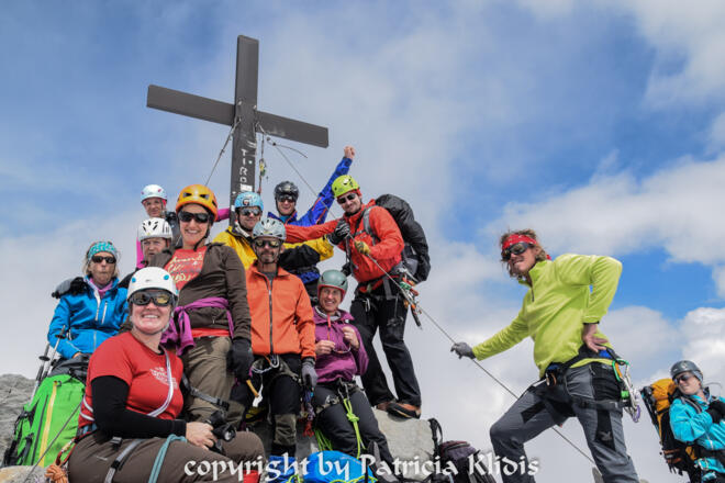 geschafft - Gipfelsieg Nummer 1