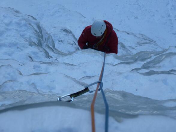 In der 2. Seillänge