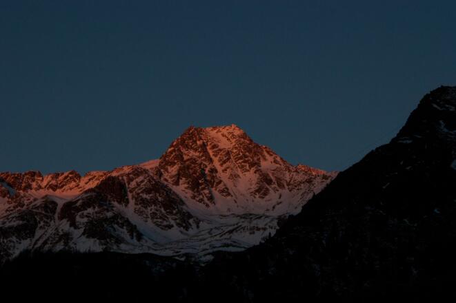 Sonnenaufgang auf der Schwemserspitze