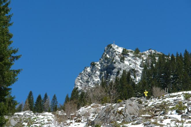 Vorderkaiserfeldenhütte fast erreicht - April 2016