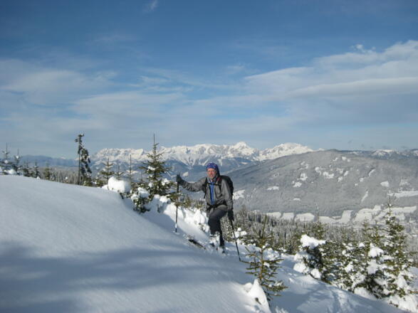 am Nordrücken mit Tennengebirgsblick