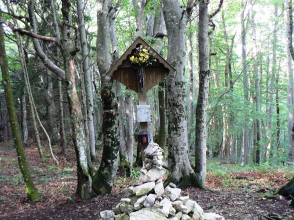 Das Gipfelmarterl am Kruckenbrettl (1020 m)