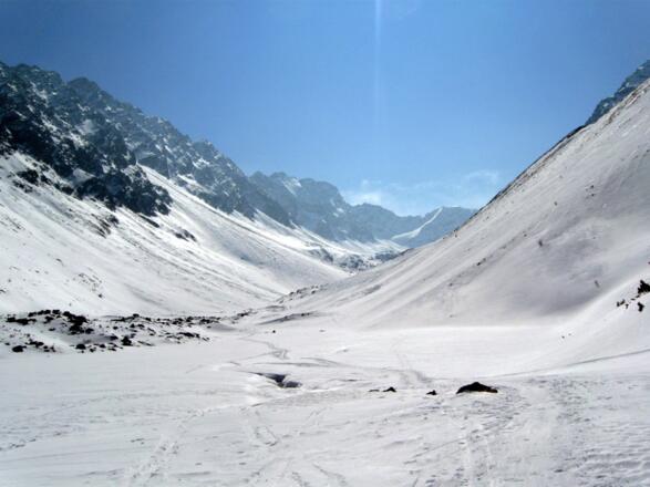 Lange flache Passagen wechseln mit ....