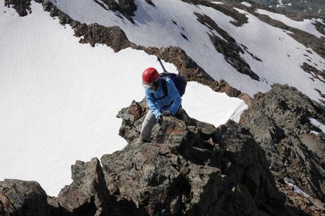 Westlicher Feuerstein - Klettern am Südgrat