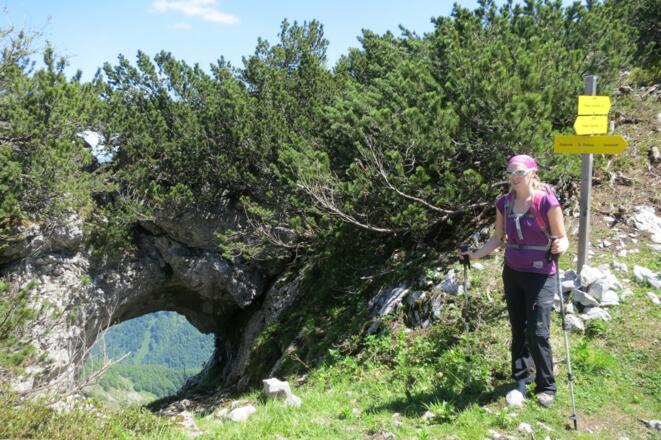 Aufstieg zum Gamskogel und Abstieg über Jägersteig