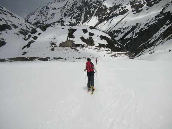 Flachtal zurück zur Amberger Hütte