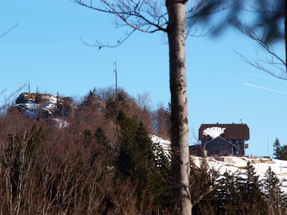 Schobersteinhütte von Westen gesehen