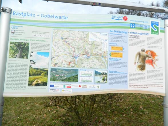 Infotafel am Rastplatz