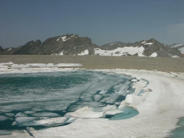 Auch als Speicherteich noch ein attraktiver Anblick der Eissee