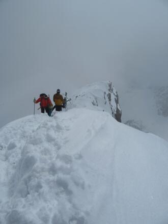 Gipfelanstieg über Ostgrat