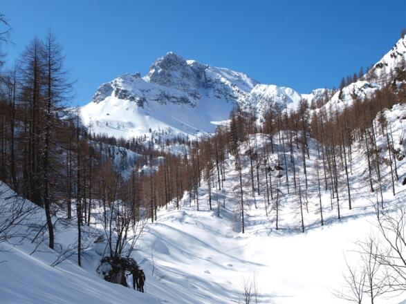 Abfahrt vom oberes Loigistal