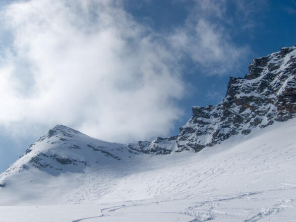 Blick zum Eiskögele von Norden