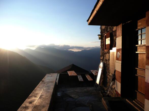 Abendruhe vor der Erlanger Hütte