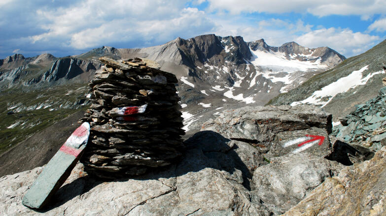 Sudetendeutscher Höhenweg, Dürrenfeldscharte, Wellachköpf und Muntanittz