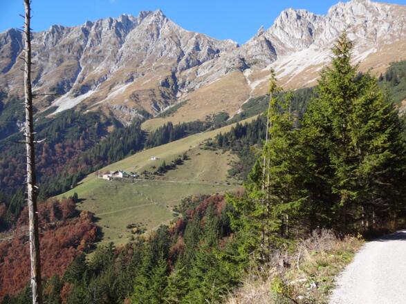 der Abstecher zur Höttinger Alm