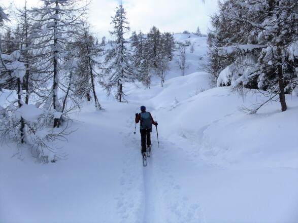 kupiertes Gipfelgelände