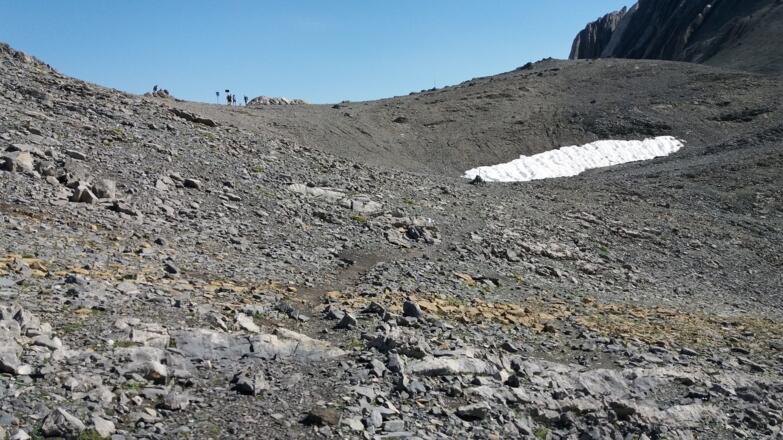 Schweizersteig: auf dem Weg zum Schesaplanasattel.
