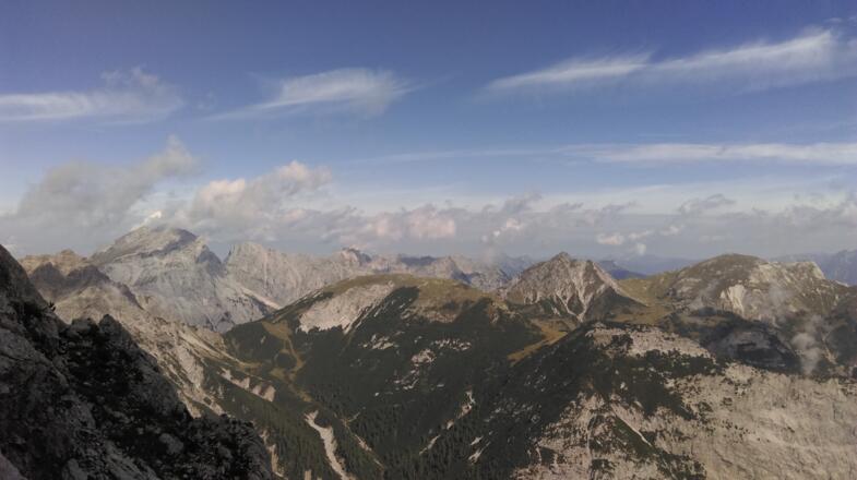 herrlicher Rundblick Richtung Rofan