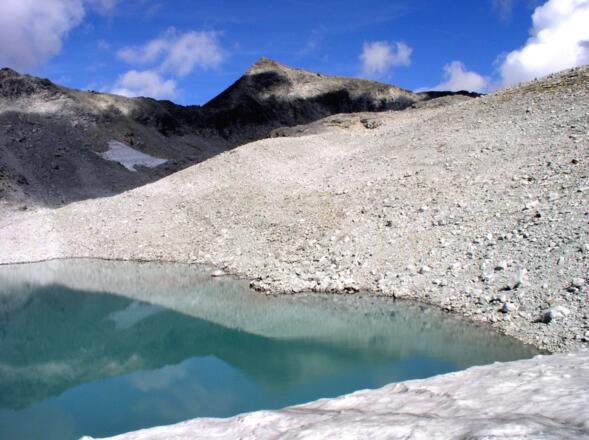 Gletschersee um 2460m  am Abstieg