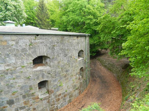 Gebäude der Grottenbahn