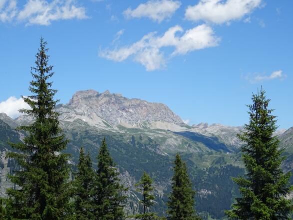 Blick auf die Rote Wand