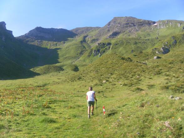 Kar unter der Nordflanke