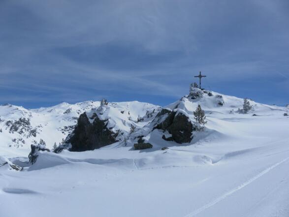 Karspitze, links dahinter Kreuzjoch
