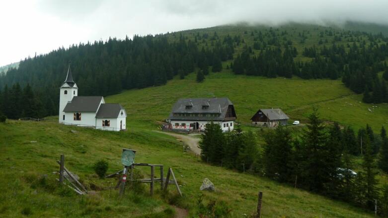 Beim Gleinalm-Schuthaus