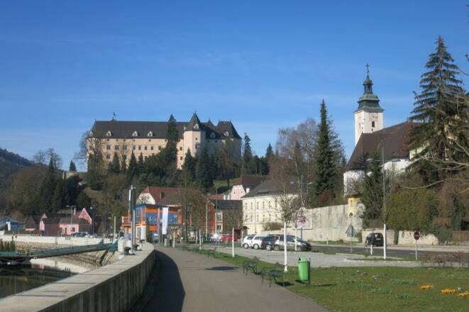 Start in Grein beim Wanderinfopoint an der Donau