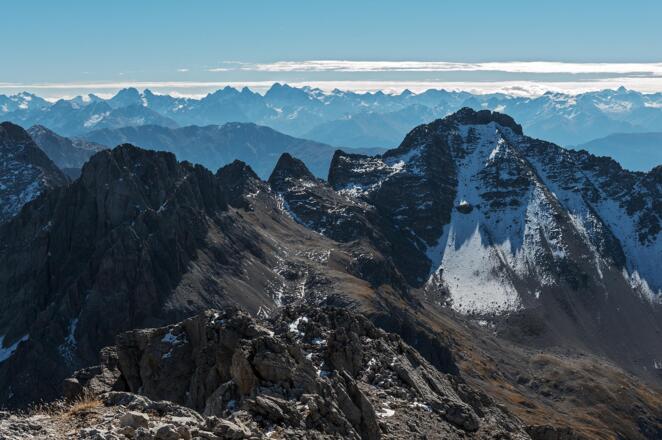 herrlicher Rundblick von der Kogelseespitze