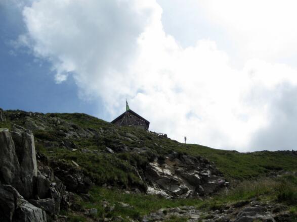 Kurz unterhalb der Kellerjochhütte.