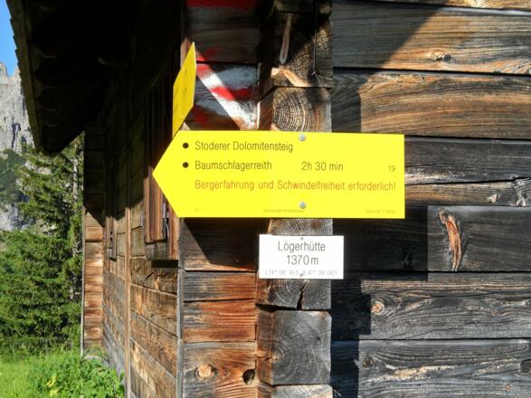Ab der Lögerhütte beginnt der schwierige Teil der Strecke.