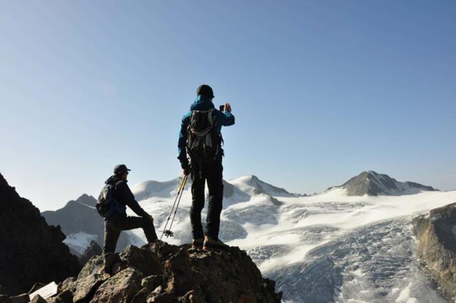 Einfach überwältigend - Eine gandiose Aussicht auf Wildspitze und zahlreiche eindrucksvolle Gletscher