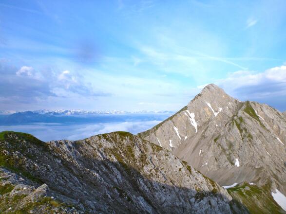 Blick Richtung Rumer Spitze