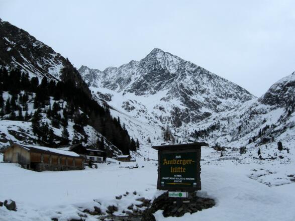 Ankunft bei der Vorderen Sulztalalm.