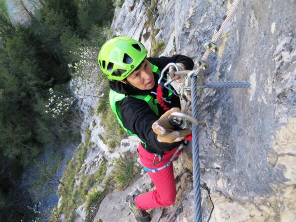 Galugg-Klettersteig, Begehung am 21.04.2016