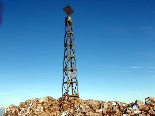 Gipfelzeichen Schoberstein 1285m